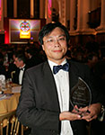 Professor Edman Tsang with his iAc Award