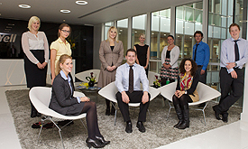 The ten students selected for the Future 50 scheme