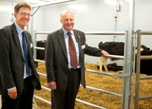 Minister Jim Paice, right, and Professor Chris Reynolds