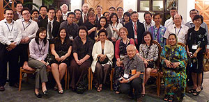 University of Reading graduates at the reception