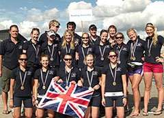 University of Reading Boat Club at the seventh EUSA Rowing Championship in Moscow