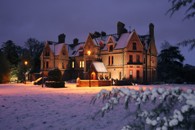Foxhill House in the snow