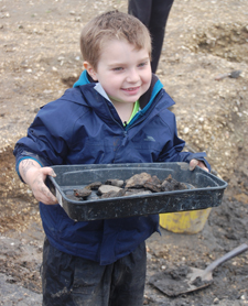 Laughlin Whiteley at Silchester Roman Town