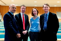 Representatives of the University of Reading and three local NHS Trusts