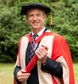 Paul Lindley receives an honorary degree