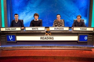 Reading's University Challenge team