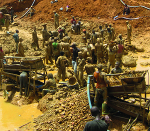 mining in rural Ghana
