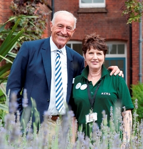 Len Goodman with Jen Woodhams, MERL Volunteering Assistant