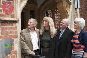 John Leyton, Lorraine Walsh (Geoff's niece), Robin Giles (cousin of Geoff's) Karen Hossack (cousin of Geoff's)