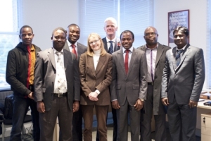 Commonwealth students meet the vice-chancellor