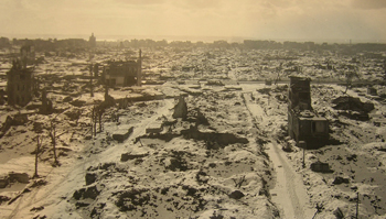 Bombing devastation in Le Havre (Le Harvre, Archives Municipales, Fonds Fernez)