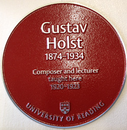 Holst plaque