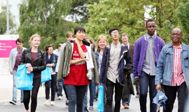 Open day visitors