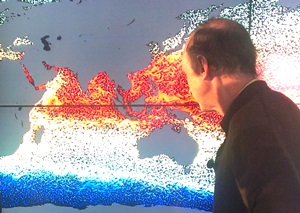 Keith Haines examines a model of ocean currents