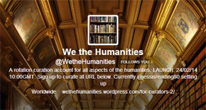 @wethehumanities - Twitter account
