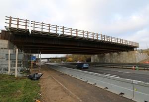 The new bridge over the M4