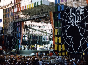 Picture of Live Aid in Philadelphia, 1985