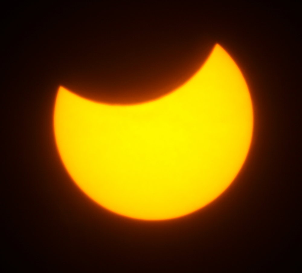 Partial eclipse of the sun