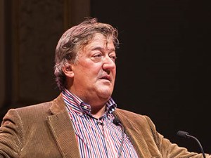 Stephen Fry delivers the University of Reading Town Hall Lecture