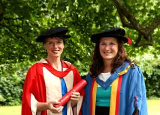 Mary Riall with Dr Cathy Tissot