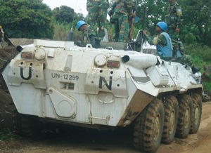 UN peacekeepers in DR Congo