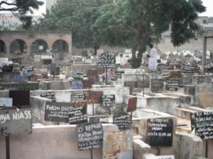A Muslim cemetery in Pikine, Dakar