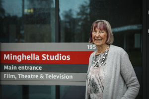 Grandmother Dr Anne Latto picked up her PhD in Storytelling from the University of Reading this week
