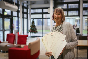 Anne Latto, 85, has picked up her fifth Reading degree