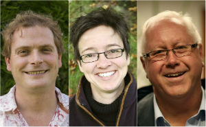 L/R: Dr Jim Leary, Dr Hella Eckardt and Professor Mike Fulford are all nominated in the Current Archaeology Awards