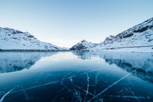 Ice being broken - to illustrate Arctic Shipping research story