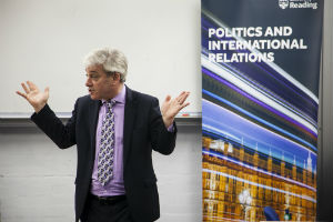 John Bercow MP speaks to Politics and International Relations students
