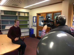 PhD researcher Luke Storer speaks to BBC South