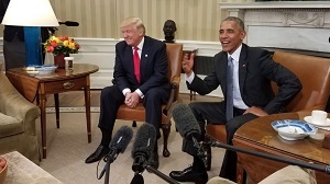 Obama meeting Trump