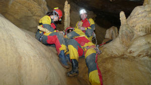 Cave in Syria where Archaeologists found stalagmite