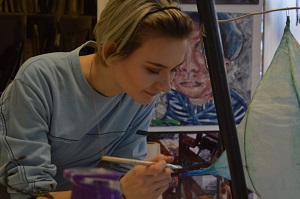 Theale Green student painting