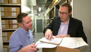 Guy Baxter shows BBC South around the archives