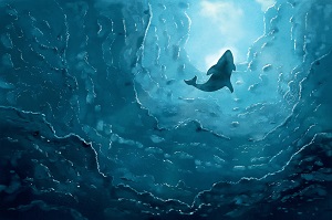 Art: Blue whale