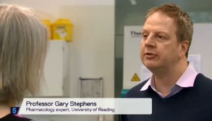 Professor Gary Stephens from the University of Reading gives interviews on national TV