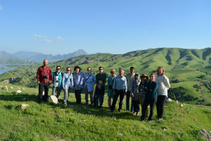 The team led by Professor Roger Matthews and Dr Wendy Matthews in Bestansur, Iraq