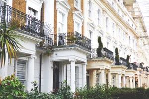Houses in a London street