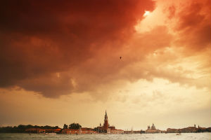 An eerie orange sky was caused in the UK by the Saharan dust plume