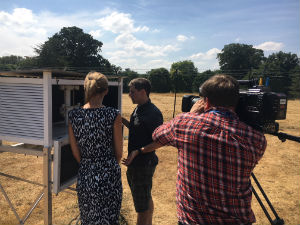 Dr Rob Thompson discusses the heatwave on Sky News