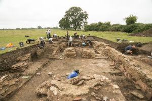 The Archaeology Field School work on the site at Silchester