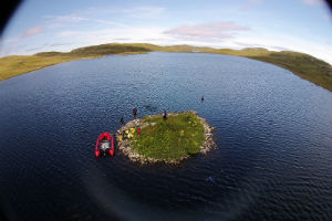 The artificial islands in Scotland have been dated to the Neolithic period
