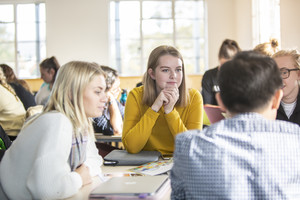 Students enjoying a seminar