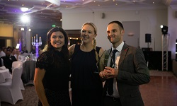 Colour photograph of The Catering, Hotel and Conference Services Team at the Kinetic Awards 2019
