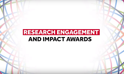 Research engagement and impact awards logo